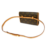 Louis Vuitton Louis Vuitton Florentine Waist Bag Monogram Canvas Brown Canvas Clutche & Pouche Bag (Pre-Loved)