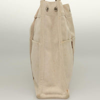 Hermes Fourre Tout Tote Toile Beige Canvas Bag (Authentic Pre-Loved)