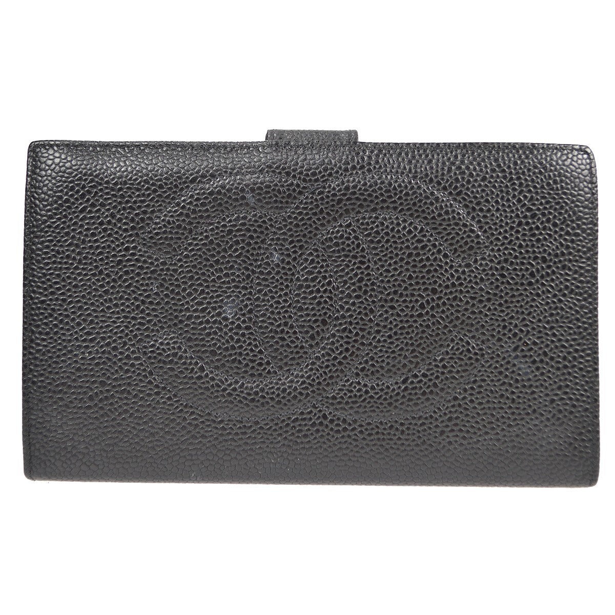 Chanel Timeless Cc French Wallet Caviar Black Leather Wallets Accessory (Pre-Loved)