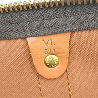 Louis Vuitton Keepall Bag Monogram Canvas Brown Canvas Travel Bag Bag (Authentic Pre-Loved)