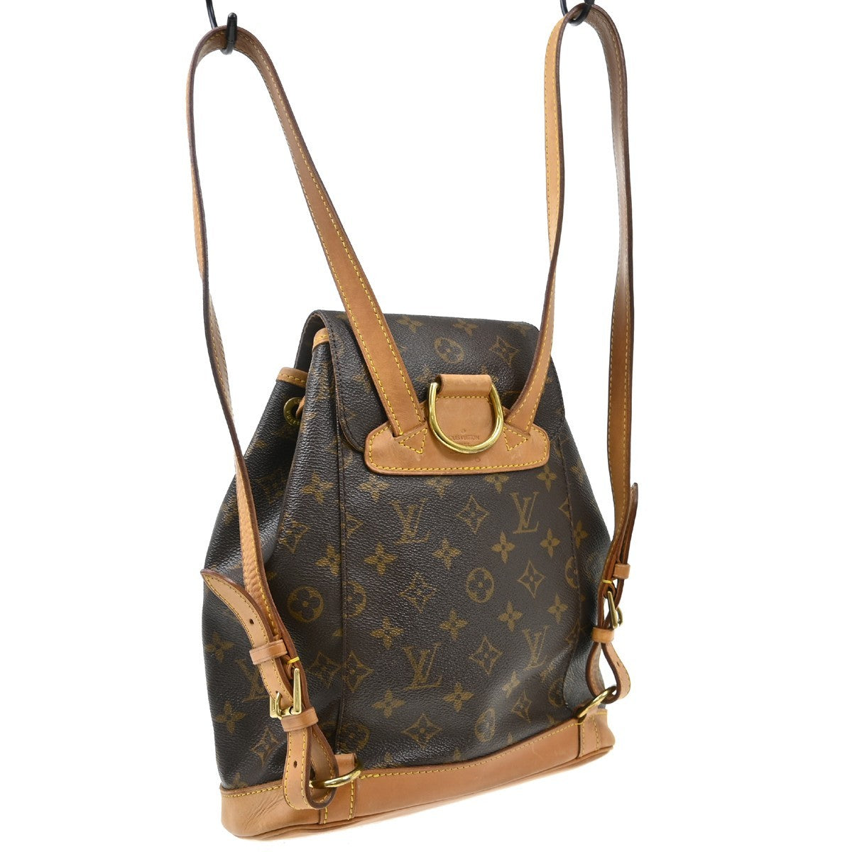 Louis Vuitton Louis Vuitton Vintage Montsouris Backpack Monogram Canvas Brown Canvas Backpack Bag (Pre-Loved)