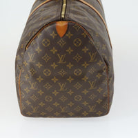 Louis Vuitton Keepall Bag Monogram Canvas Brown Canvas Travel Bag Bag (Pre-Loved)