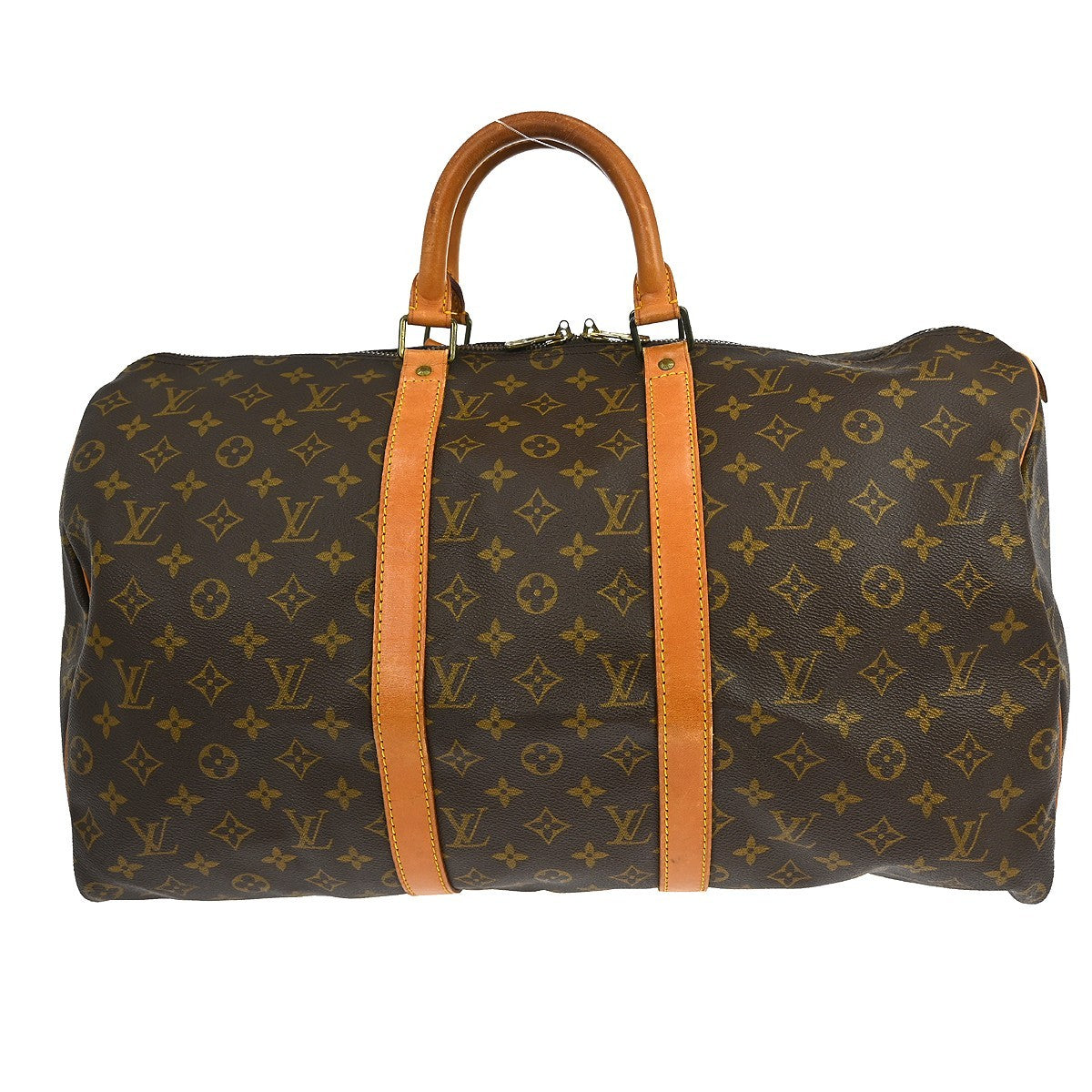 Louis Vuitton Louis Vuitton Keepall Bag Monogram Canvas Brown Canvas Travel Bag Bag (Pre-Loved)
