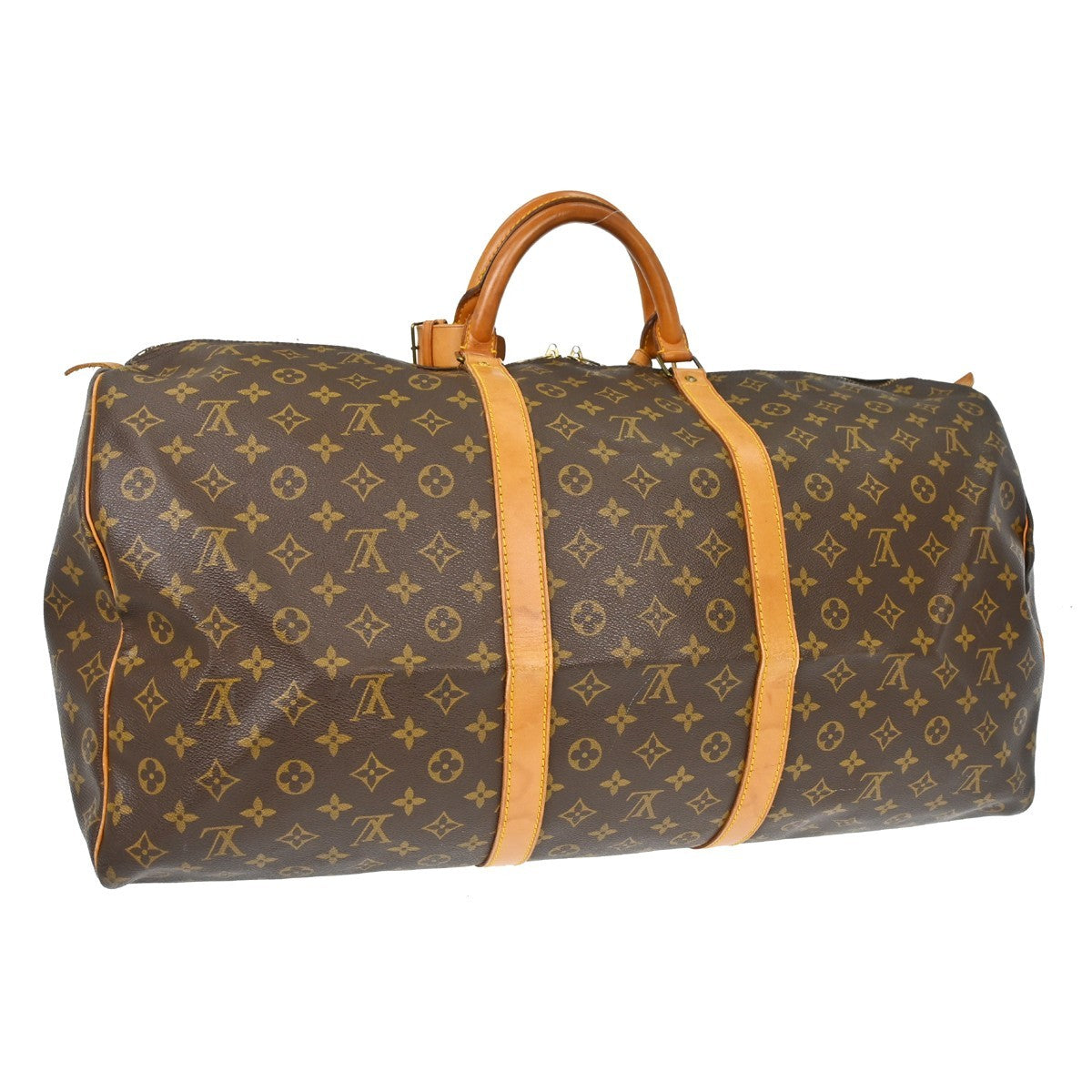 Louis Vuitton Louis Vuitton Keepall Bag Monogram Canvas Brown Canvas Travel Bag Bag (Authentic Pre-Loved)