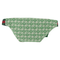Gucci Waist Pouch Belt Bag Gg Canvas Green Canvas Clutche & Pouche Bag (Authentic Pre-Loved)