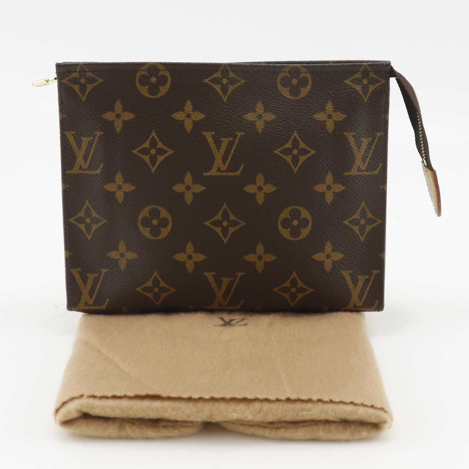 Louis Vuitton Louis Vuitton Toiletry Pouch Monogram Canvas Brown Canvas Wallets Accessory (Authentic Pre-Loved)