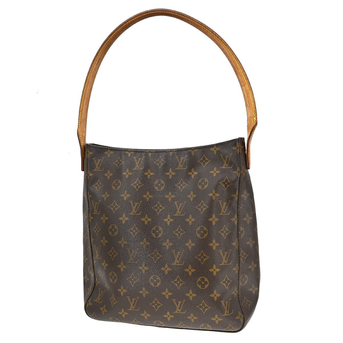 Louis Vuitton Louis Vuitton Monogram Looping Handbag Monogram Canvas Brown Canvas Shoulder Bag Bag (Pre-Loved)