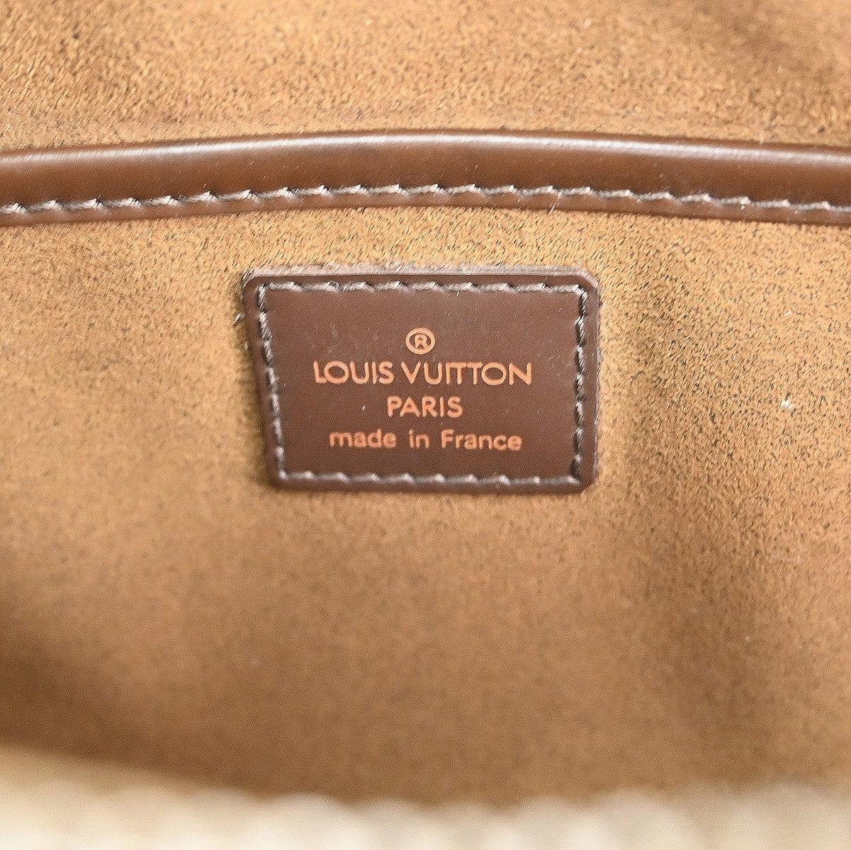 Louis Vuitton Pochette Saint Louis Damier Brown Canvas Clutche & Pouche Bag (Pre-Loved)