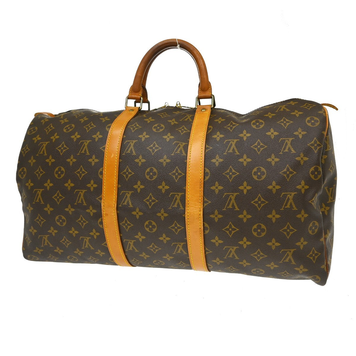 Louis Vuitton Louis Vuitton Keepall Bag Monogram Canvas Brown Canvas Travel Bag Bag (Authentic Pre-Loved)