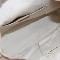 Gucci Vintage Bamboo Backpack Leather Beige Leather Backpack Bag (Authentic Pre-Loved)
