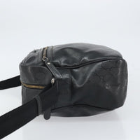 Gucci Zip Messenger Bag Gg Imprime Black Canvas Shoulder Bag Bag (Pre-Loved)