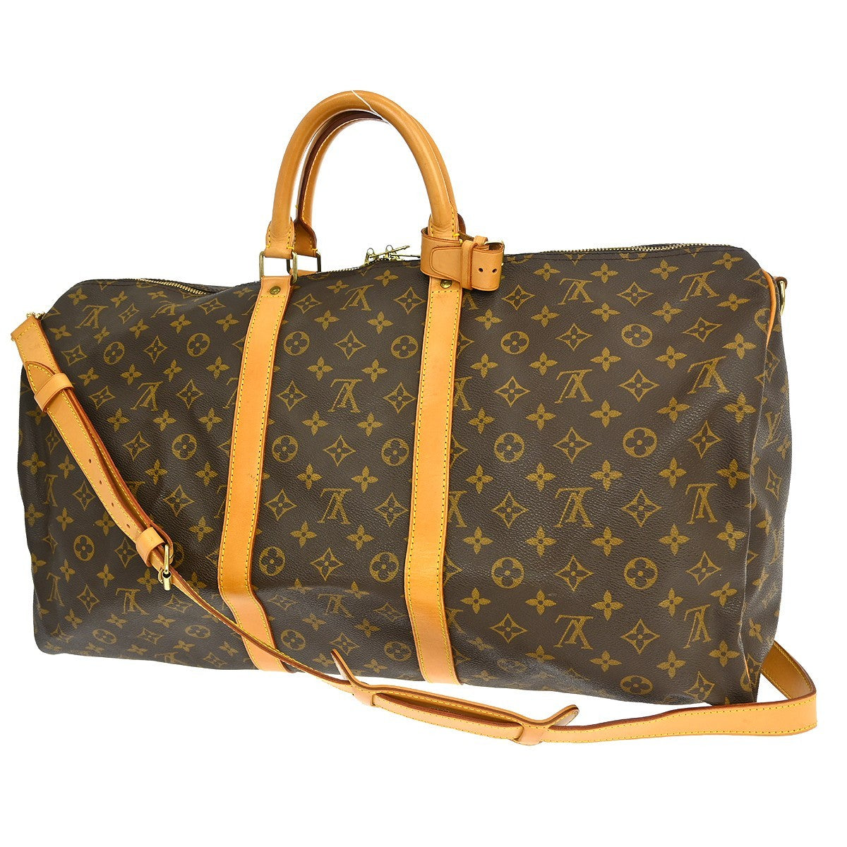 Louis Vuitton Louis Vuitton Keepall Bandouliere Bag Monogram Canvas Brown Canvas Travel Bag Bag (Pre-Loved)
