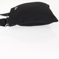 Prada Flat Messenger Bag Tessuto Black Nylon Shoulder Bag Bag (Pre-Loved)