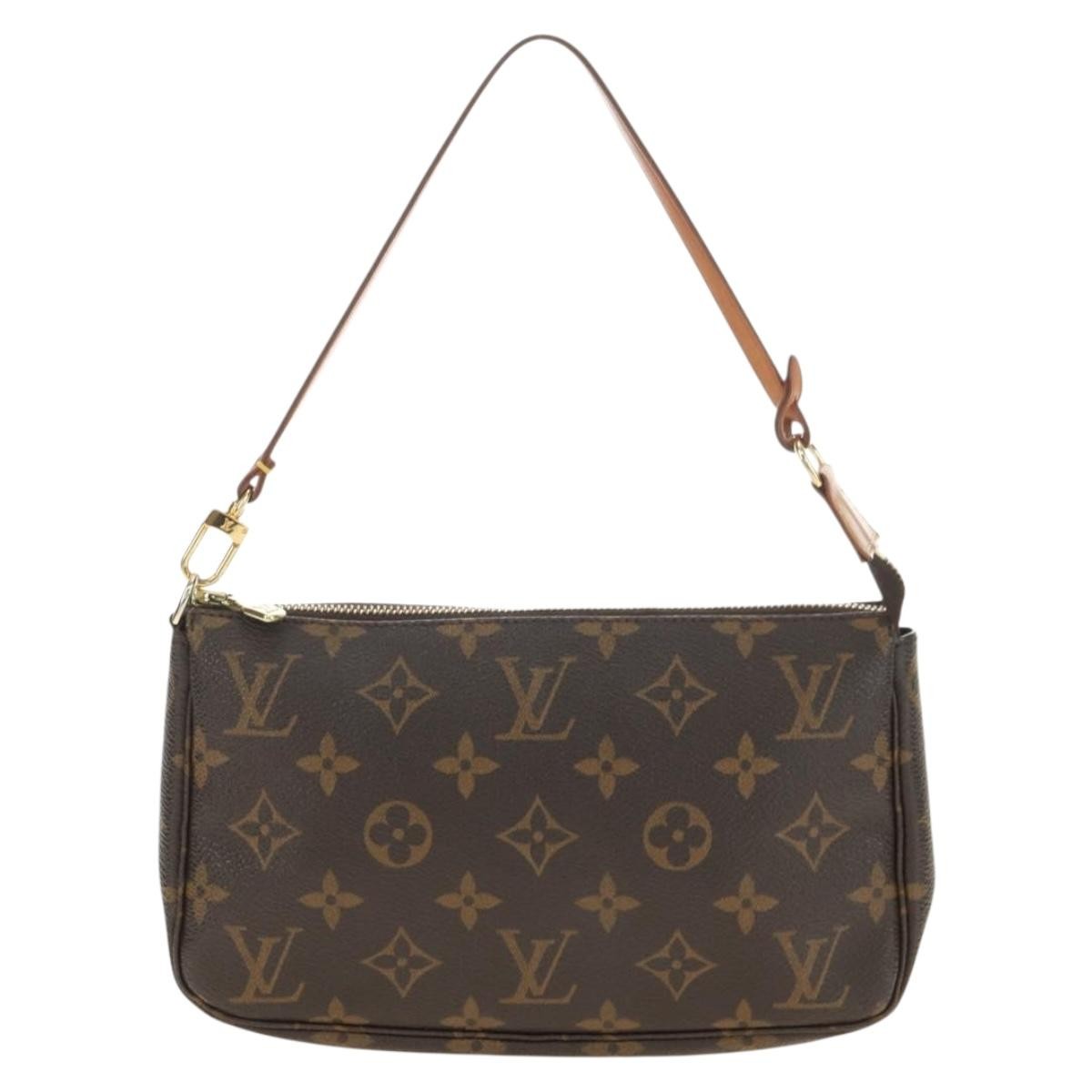 Louis Vuitton Pochette Accessoires Nm Monogram Canvas Brown Canvas Clutche & Pouche Bag (Pre-Loved)