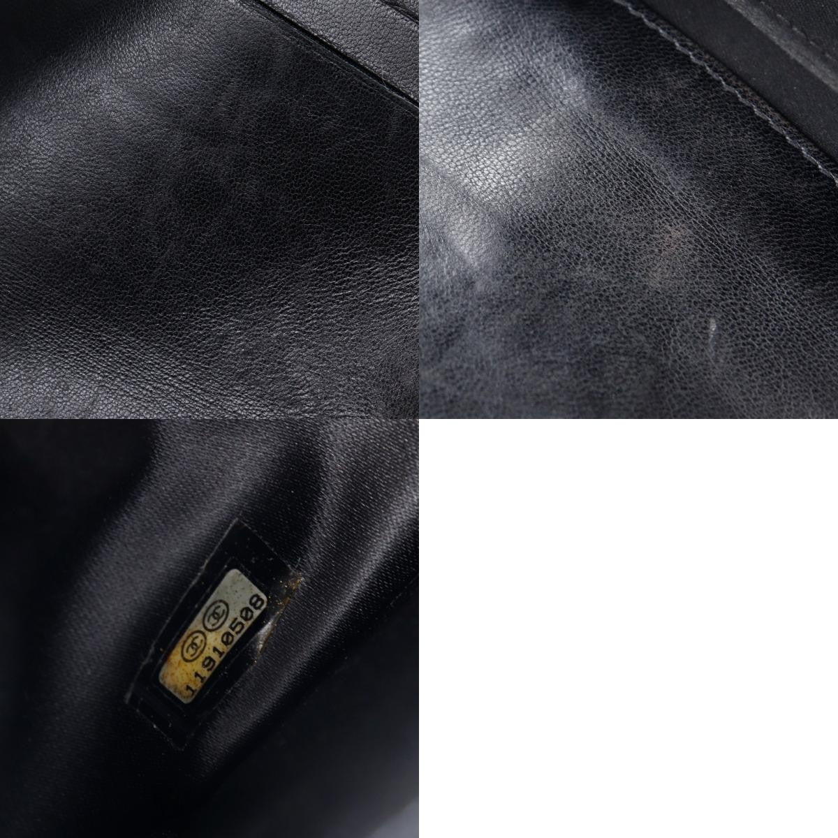 Chanel Bi-Fold Wallet Quilted Patent Black Patent_Leather Wallets Accessory (Authentic Pre-Loved)