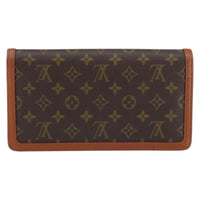 Louis Vuitton Dame Pochette Monogram Canvas Brown Canvas Clutche & Pouche Bag (Authentic Pre-Loved)