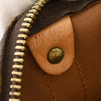 Louis Vuitton Keepall Bag Monogram Canvas Brown Canvas Travel Bag Bag (Pre-Loved)