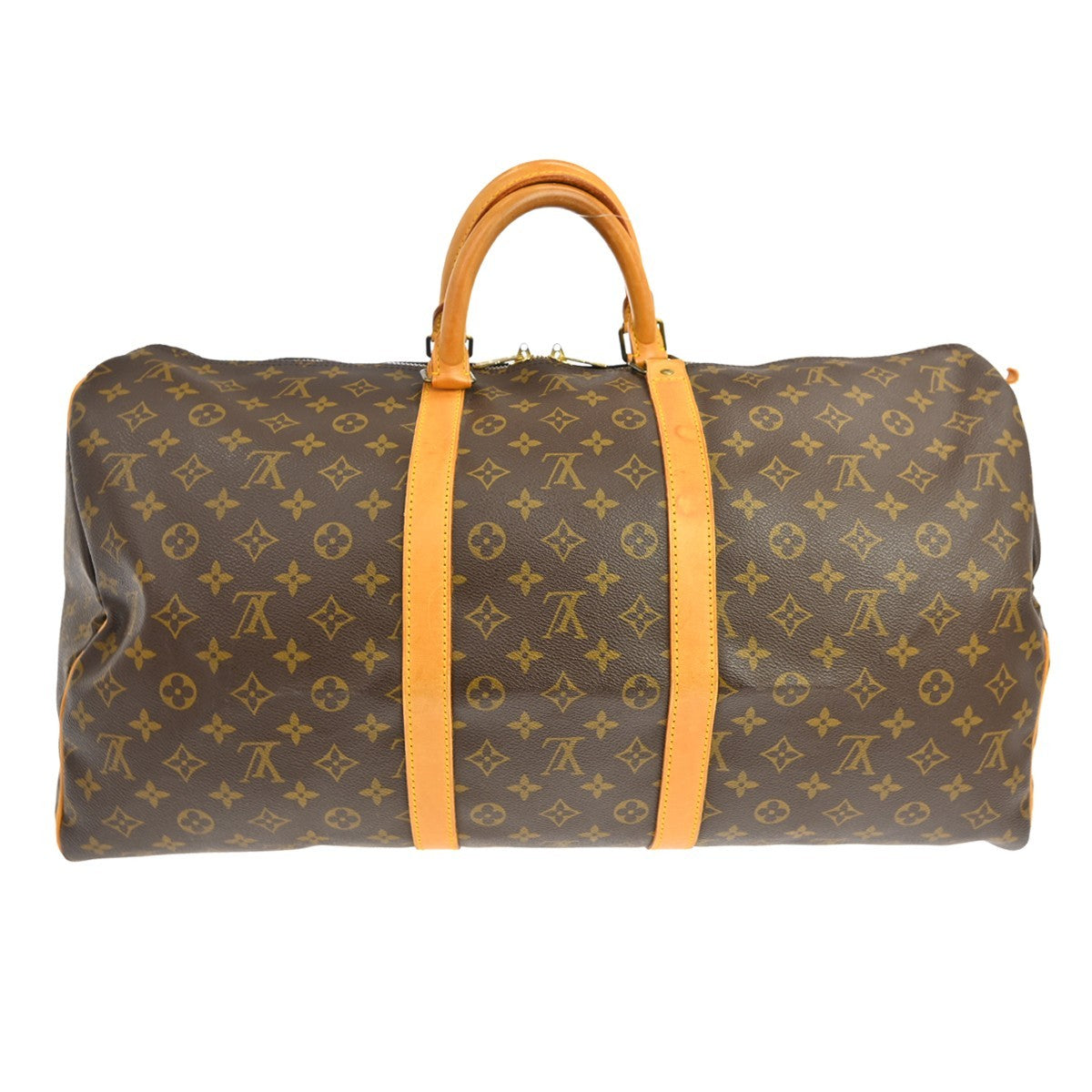 Louis Vuitton Louis Vuitton Keepall Bag Monogram Canvas Brown Canvas Travel Bag Bag (Pre-Loved)