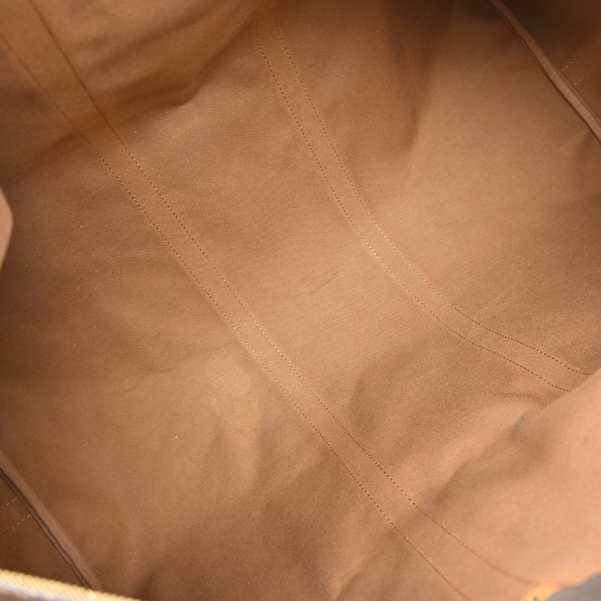 Louis Vuitton Keepall Bandouliere Bag Monogram Canvas Brown Canvas Travel Bag Bag (Pre-Loved)
