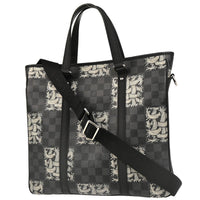 Louis Vuitton Tadao Handbag Limited Edition Nemeth Damier Graphite Gray Canvas Tote Bag Bag (Pre-Loved)