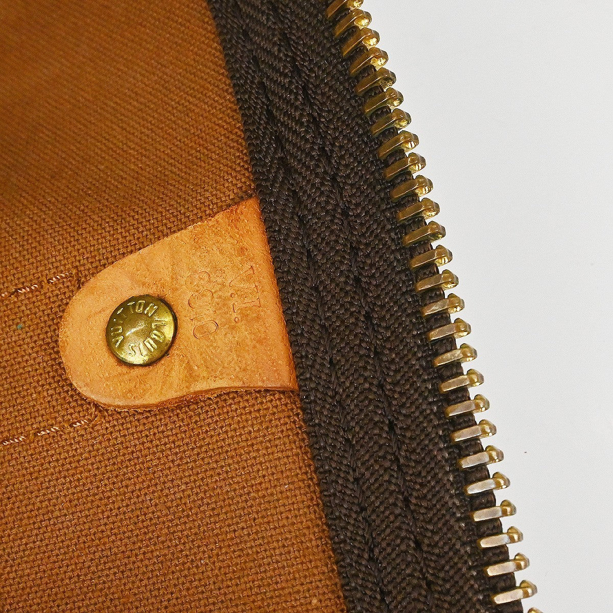 Louis Vuitton Keepall Bag Monogram Canvas Brown Canvas Travel Bag Bag (Pre-Loved)