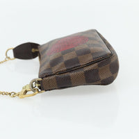 Louis Vuitton Pochette Accessoires Limited Edition Damier Brown Canvas Clutche & Pouche Bag (Pre-Loved)