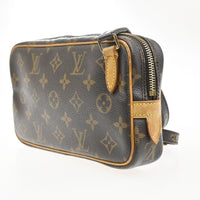 Louis Vuitton Louis Vuitton Pochette Marly Bandouliere Bag Monogram Canvas Brown Leather Shoulder Bag Bag (Pre-Loved)