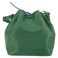 Louis Vuitton Petit Noe Handbag Epi Leather Green Leather Shoulder Bag Bag (Authentic Pre-Loved)