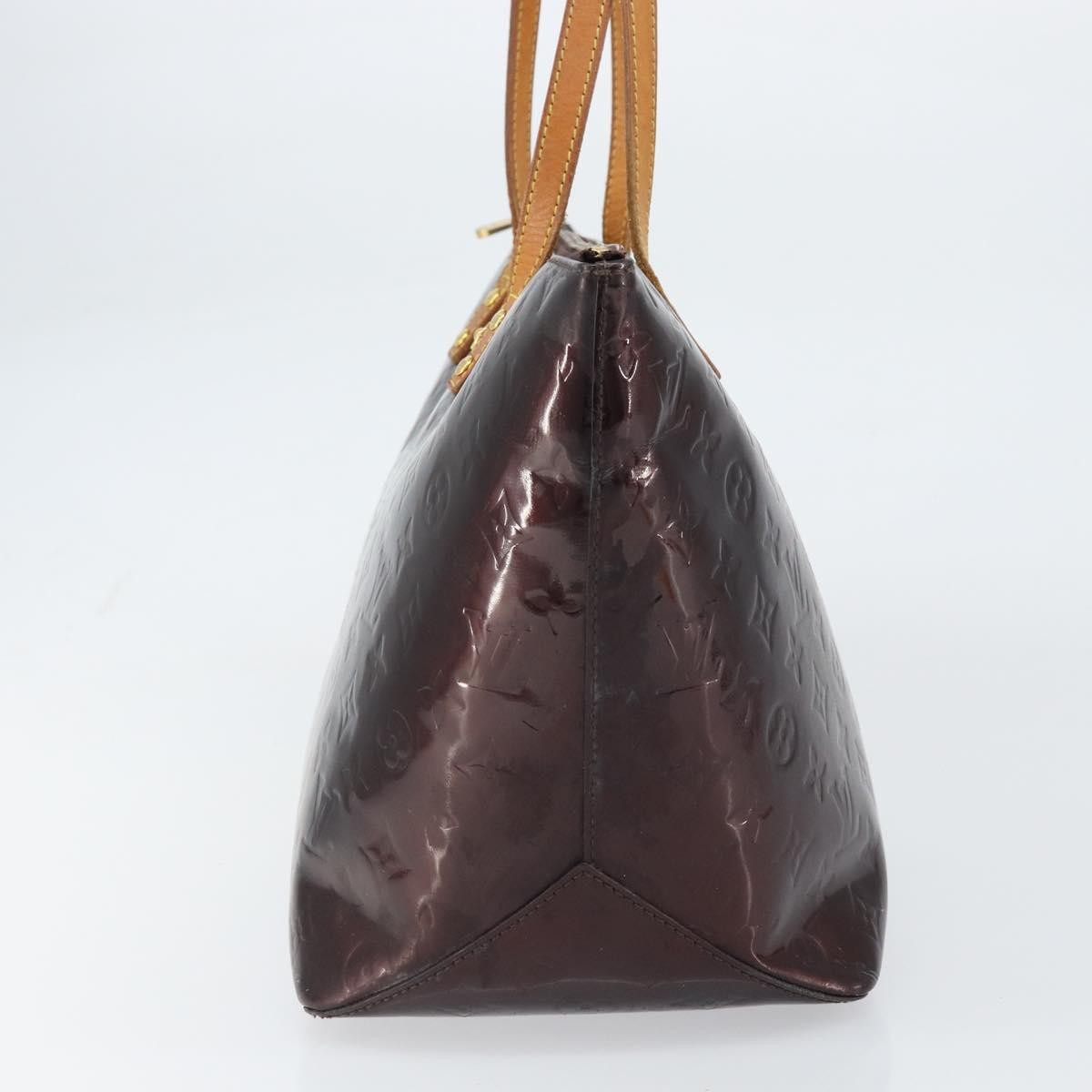 Louis Vuitton Bellevue Handbag Monogram Vernis Purple Patent_Leather Tote Bag Bag (Pre-Loved)