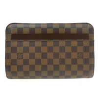 Louis Vuitton Pochette Saint Louis Damier Brown Canvas Clutche & Pouche Bag (Pre-Loved)