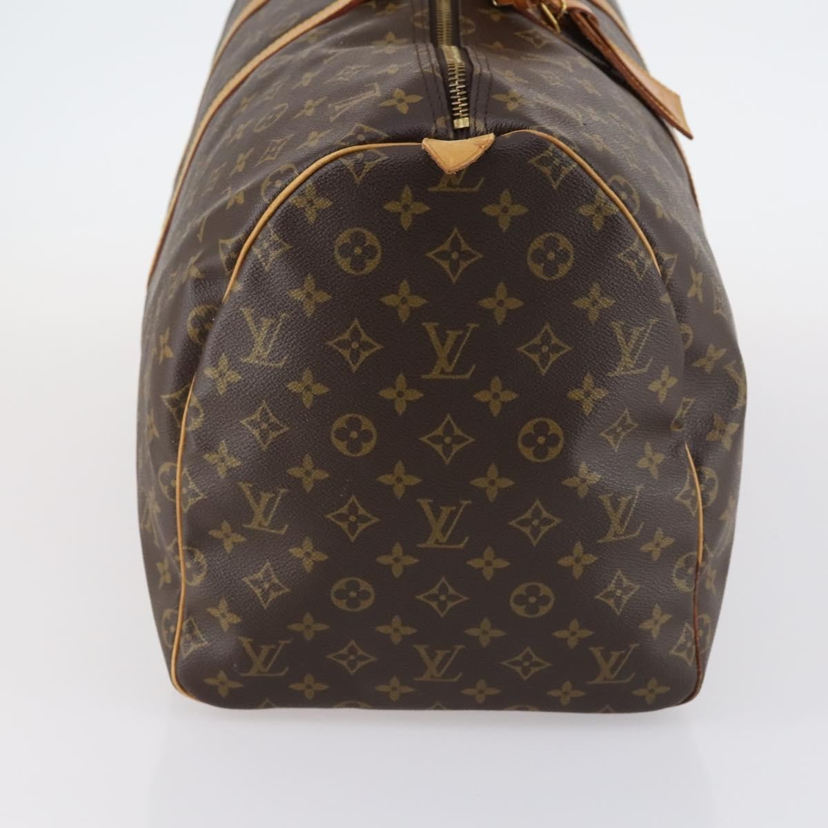 Louis Vuitton Keepall Bag Monogram Canvas Brown Canvas Travel Bag Bag (Authentic Pre-Loved)