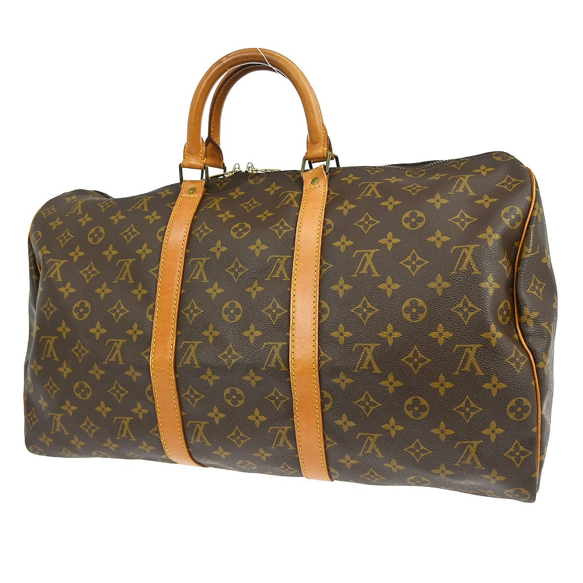 Louis Vuitton Louis Vuitton Keepall Bag Monogram Canvas Brown Canvas Travel Bag Bag (Pre-Loved)