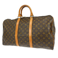 Louis Vuitton Louis Vuitton Keepall Bag Monogram Canvas Brown Canvas Travel Bag Bag (Pre-Loved)