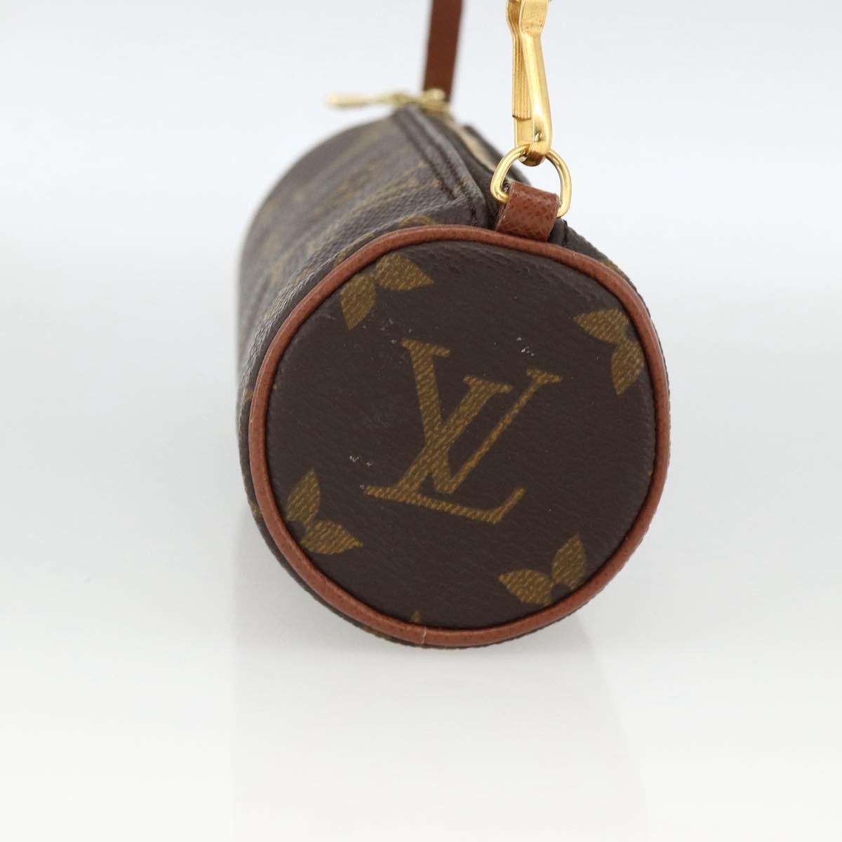 Louis Vuitton Papillon Pochette Monogram Canvas Brown Canvas Clutche & Pouche Bag (Authentic Pre-Loved)