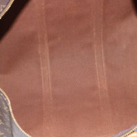 Louis Vuitton Keepall Bag Monogram Canvas Brown Canvas Travel Bag Bag (Authentic Pre-Loved)