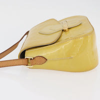 Louis Vuitton Bellflower Handbag Monogram Vernis Yellow Patent_Leather Shoulder Bag Bag (Pre-Loved)