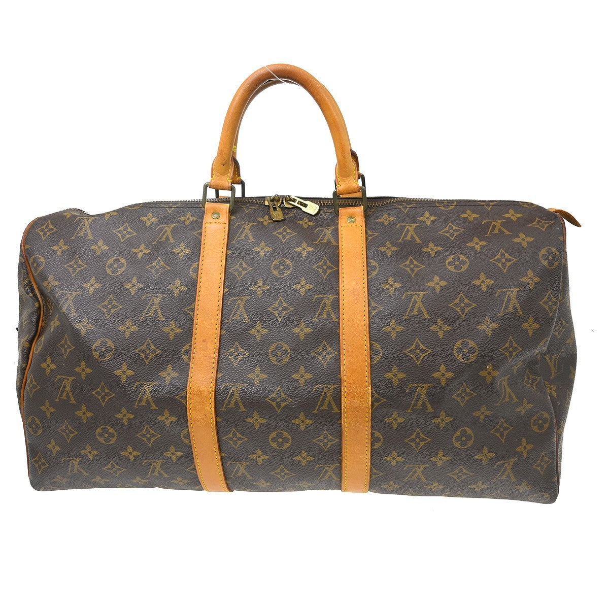 Louis Vuitton Louis Vuitton Keepall Bag Monogram Canvas Brown Canvas Travel Bag Bag (Pre-Loved)