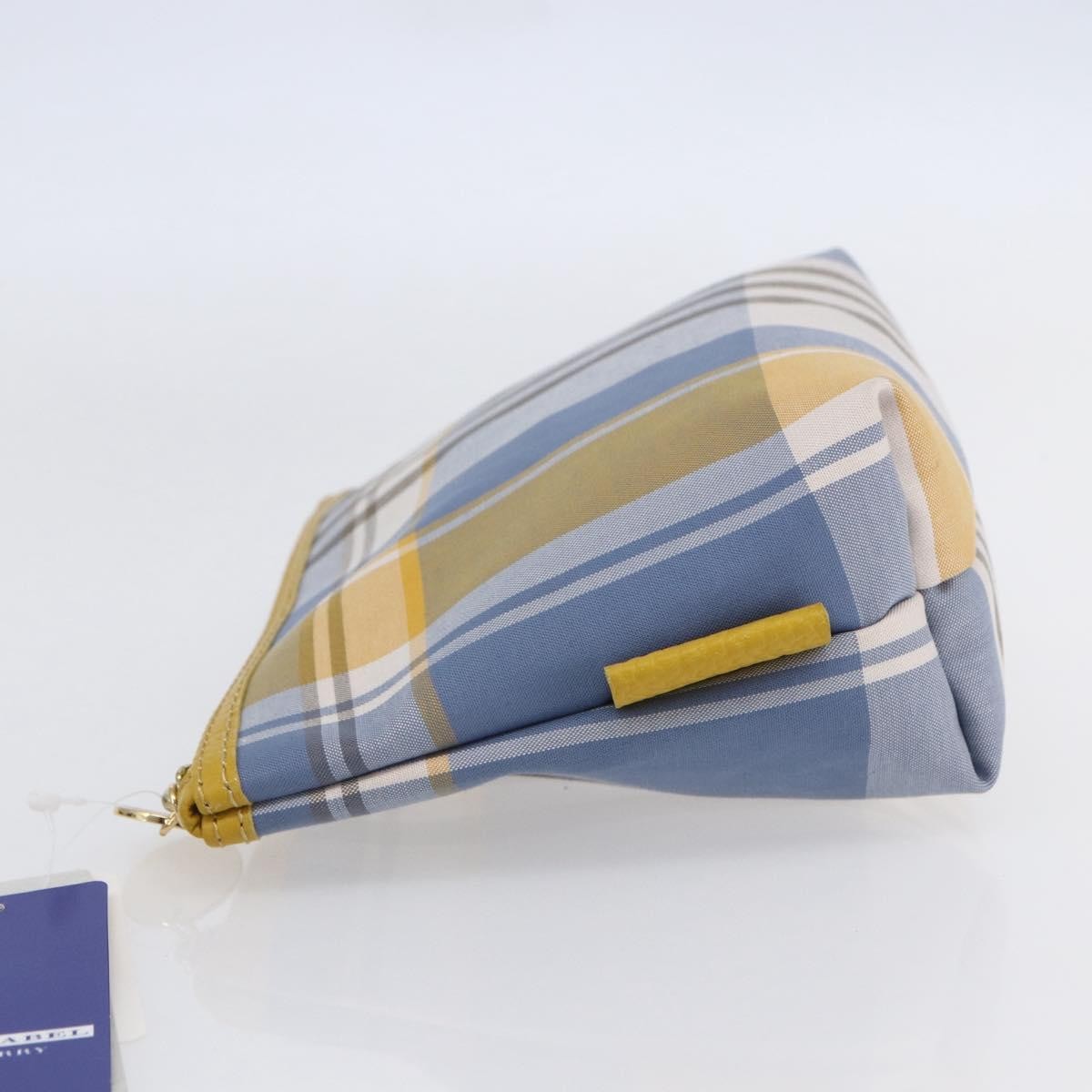 Burberry Nova Check Pochette Canvas Blue Canvas Clutche & Pouche Bag (Authentic Pre-Loved)