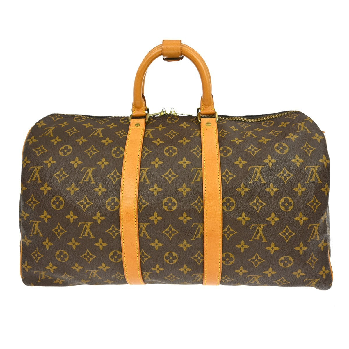 Louis Vuitton Louis Vuitton Keepall Bag Monogram Canvas Brown Canvas Travel Bag Bag (Pre-Loved)