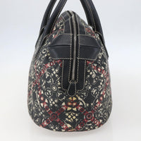 Chanel Optic Coco Bowler Bag Printed Coated Canvas With Caviar Black Pvc Travel Bag Bag (Authentic Pre-Loved)
