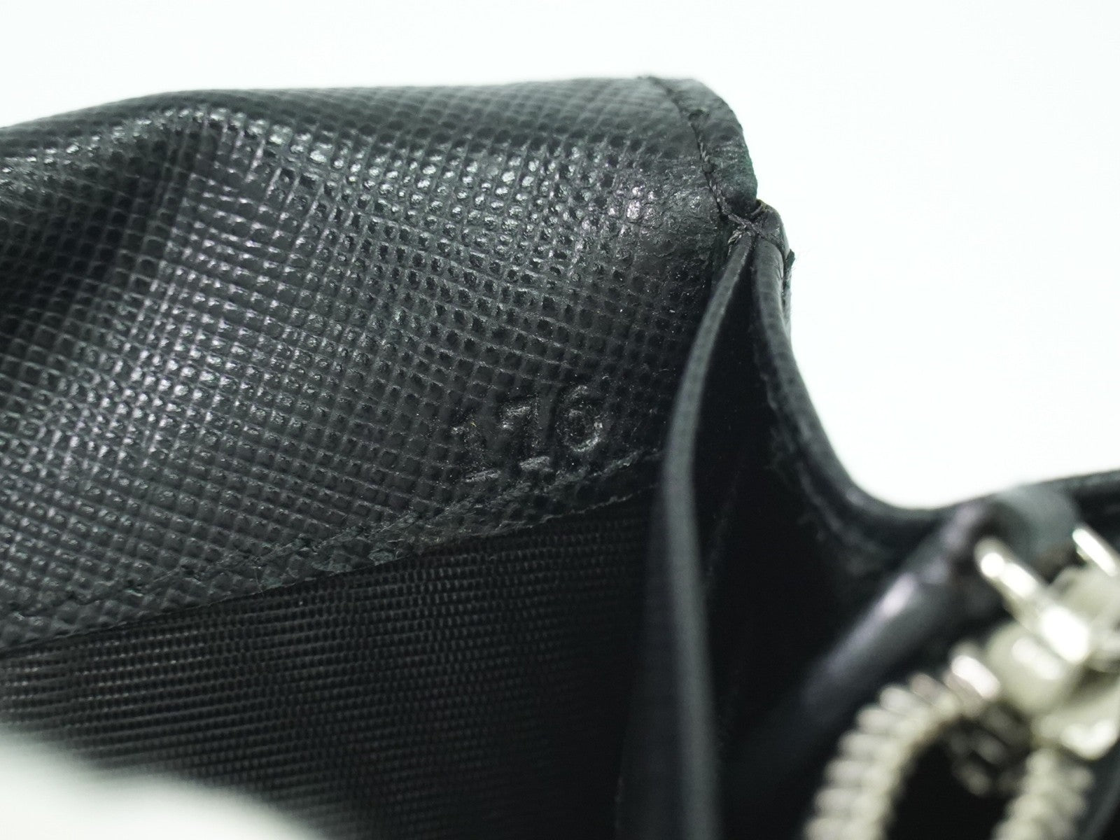 Prada Continental Wallet Tessuto Black Nylon Wallets Accessory (Authentic Pre-Loved)