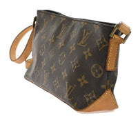 Louis Vuitton Trotteur Handbag Monogram Canvas Brown Canvas Shoulder Bag Bag (Authentic Pre-Loved)