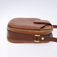 Burberry Shoulder Bag Leather Brown Leather Shoulder Bag Bag (Authentic Pre-Loved)