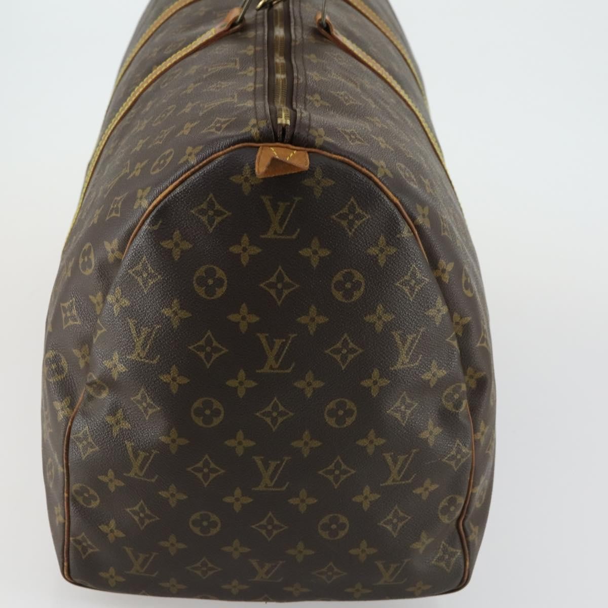 Louis Vuitton Keepall Bag Monogram Canvas Brown Canvas Travel Bag Bag (Pre-Loved)
