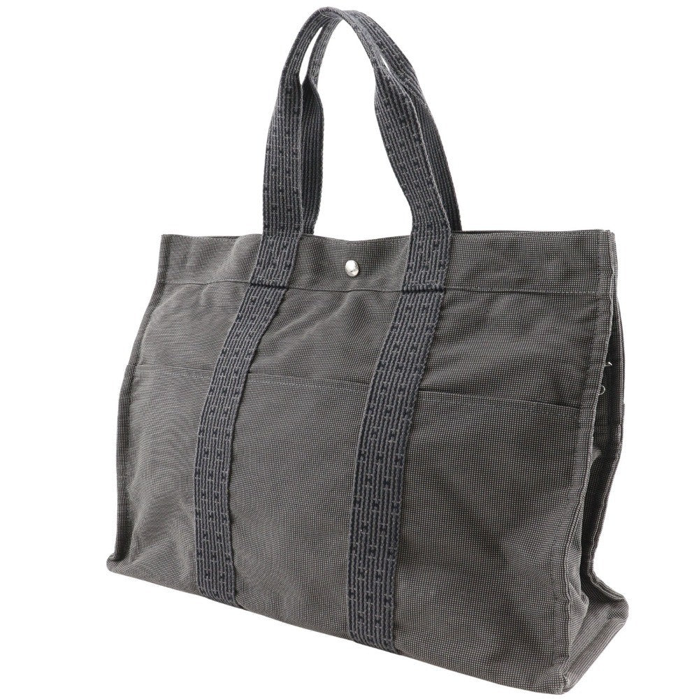 Hermes Fourre-Tout Herline Fourre-Tout Herline Gray Canvas Tote Bag Bag (Pre-Loved)