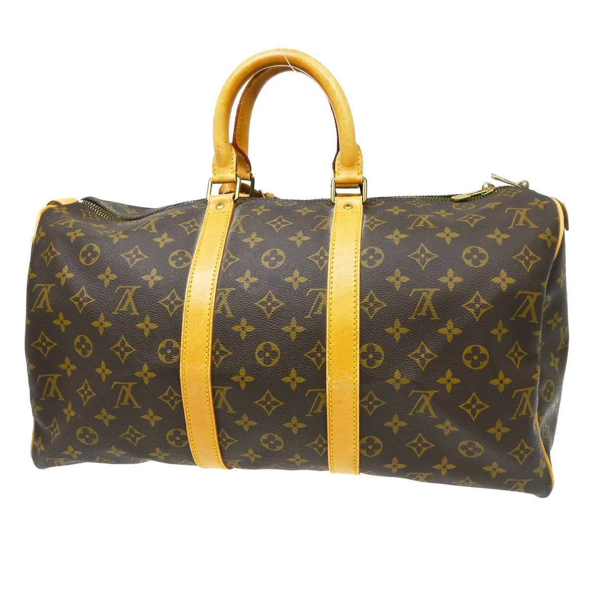 Louis Vuitton Louis Vuitton Keepall Bag Monogram Canvas Brown Canvas Travel Bag Bag (Pre-Loved)