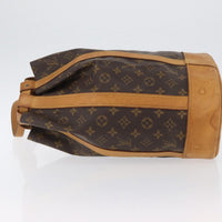 Louis Vuitton Randonnee Backpack Monogram Canvas Brown Canvas Shoulder Bag Bag (Pre-Loved)