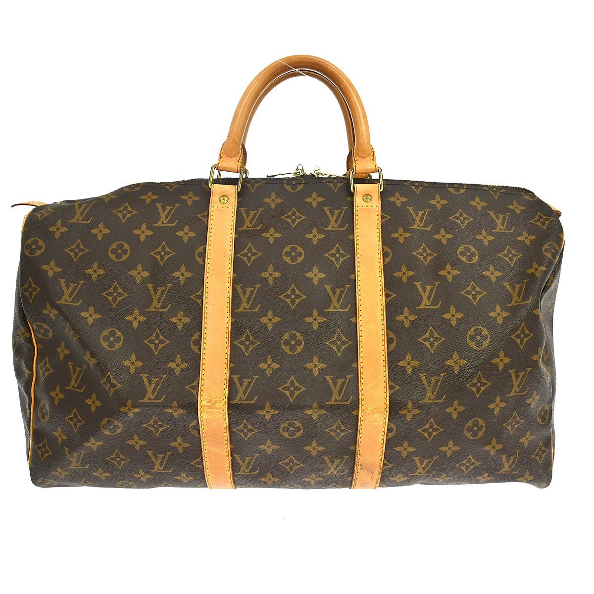Louis Vuitton Louis Vuitton Keepall Bag Monogram Canvas Brown Canvas Travel Bag Bag (Authentic Pre-Loved)