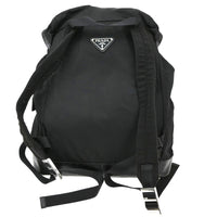 Prada Double Front Pocket Backpack Tessuto Black Nylon Backpack Bag (Authentic Pre-Loved)