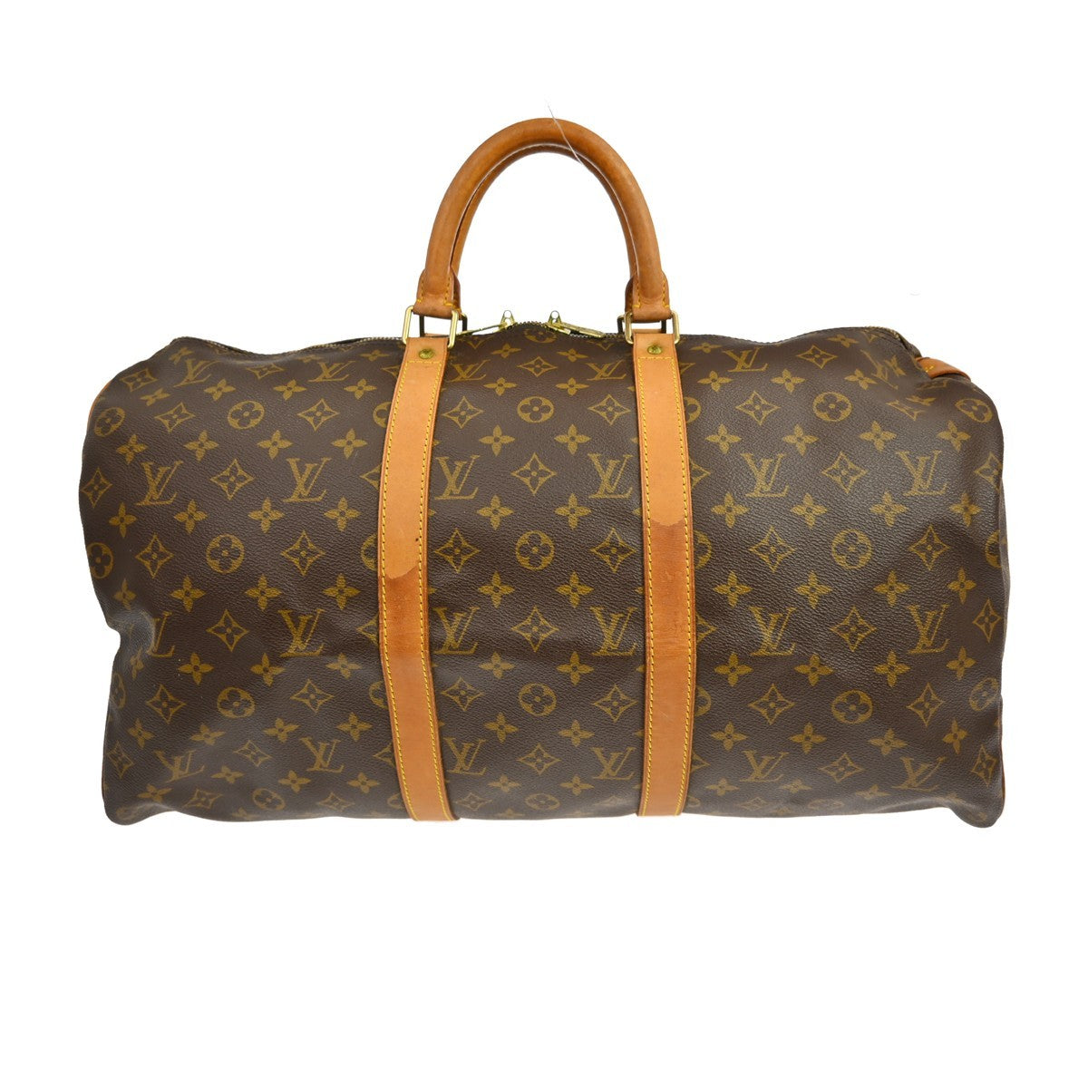 Louis Vuitton Louis Vuitton Keepall Bag Monogram Canvas Brown Canvas Travel Bag Bag (Pre-Loved)